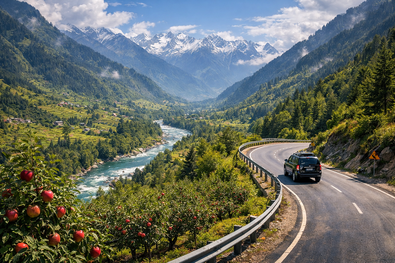 Shimla to Manali Drive